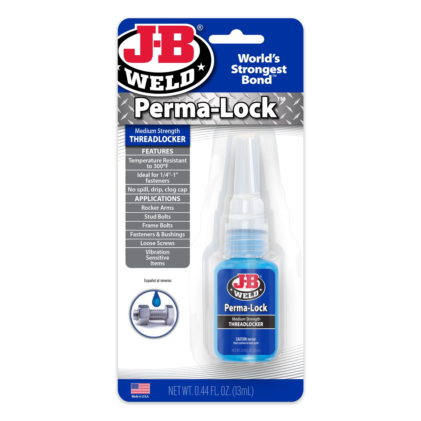 PERMA-LOCK MED 13 ML BLUE (EACH)