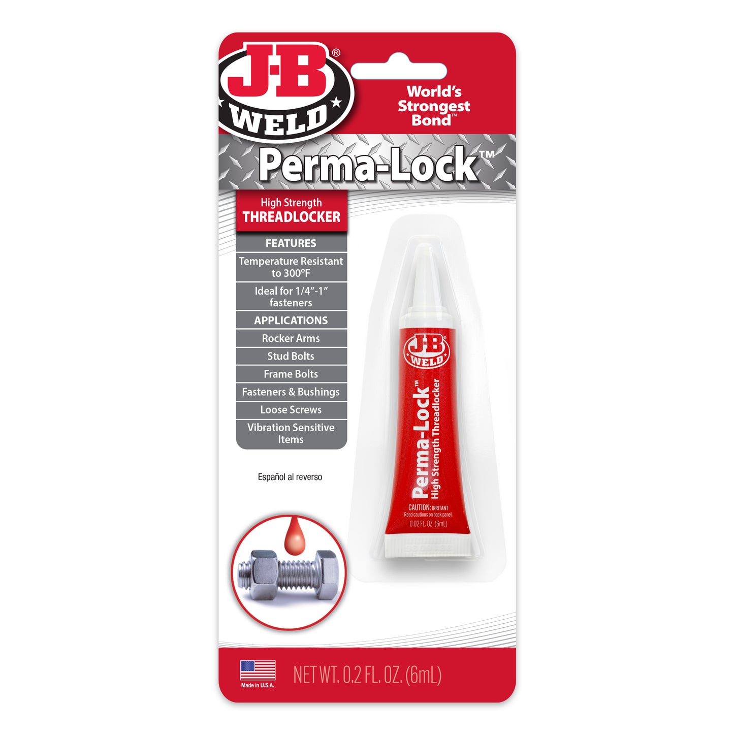 PERMA-LOCK HIGH 6 ML RED (EACH)