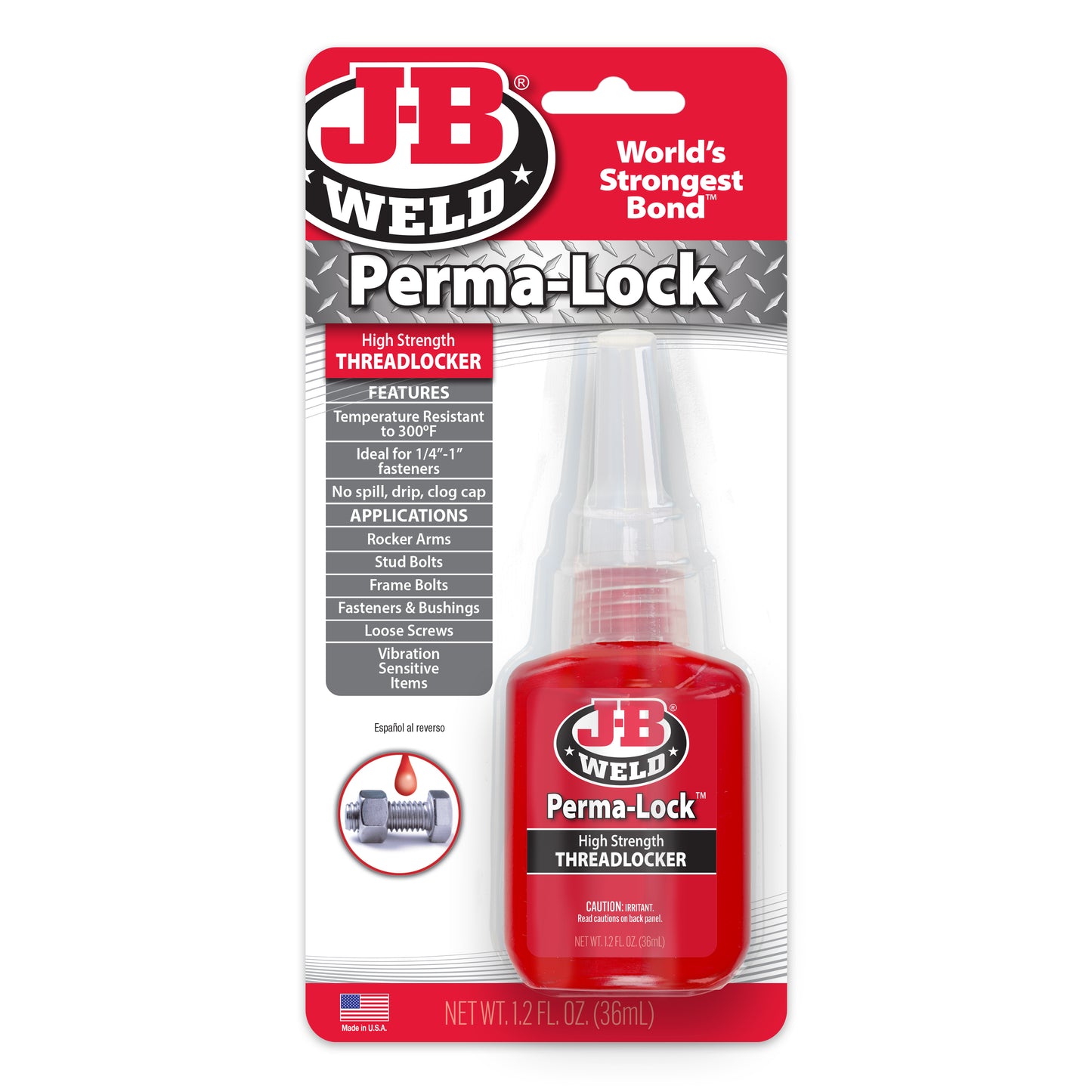 PERMA-LOCK HIGH 36 ML RED (EACH)