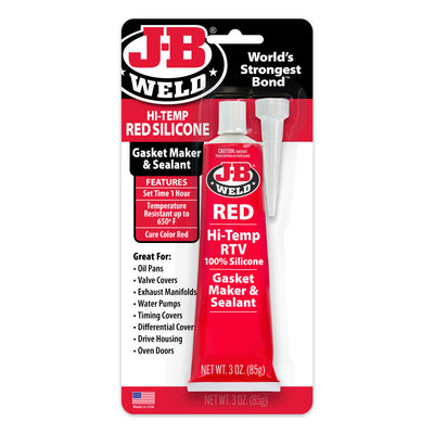 SELLADOR Y SELLANTE DE SILICONA ROJO PARA ALTA TEMPERATURA