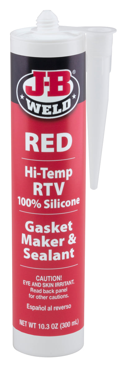 SILICONA RTV ROJA PARA ALTAS TEMPERATURAS, 10,3 OZ