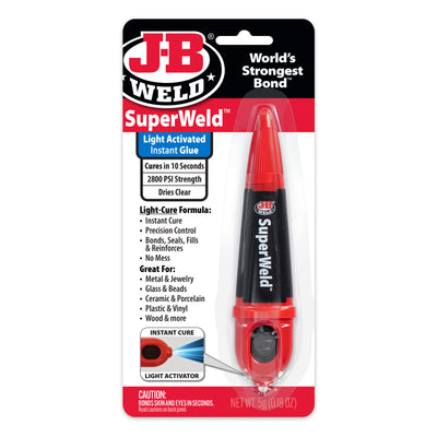 SUPERWELD LIGHT ACTIVATED INSTANT GLUE