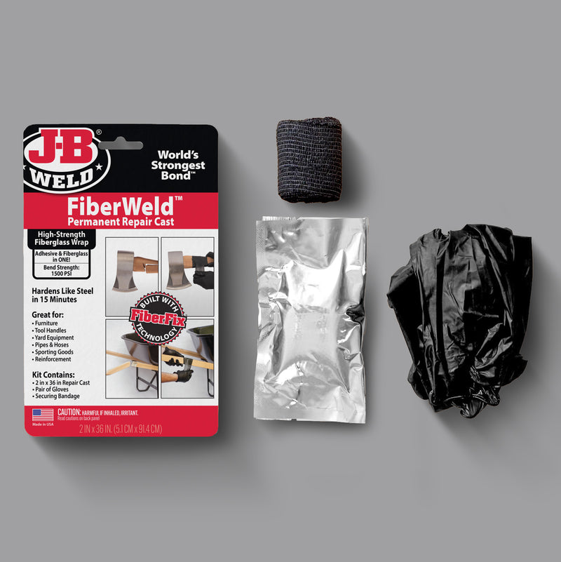FIBERWELD: VENDA DE FIBRA DE VIDRIO PARA REPARACIONES PERMANENTES, 2" X 36"