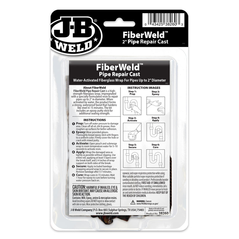 FIBERWELD: MOLDE PARA REPARACIÓN DE TUBERÍAS DE 2"