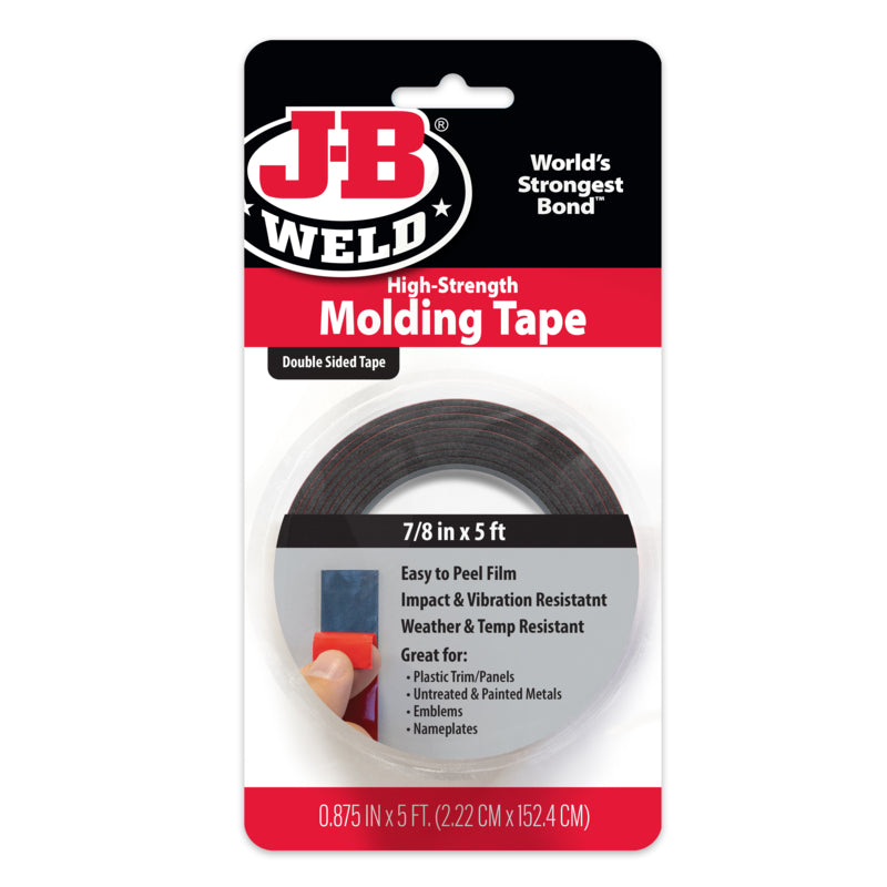 J-B WELD HIGH STRENGTH MOLDING TAPE - 0.875" X 5' (EACH)