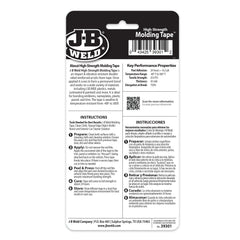 CINTA DE MOLDEADO DE ALTA RESISTENCIA J-B WELD - 0,875" x 5' (cada una)