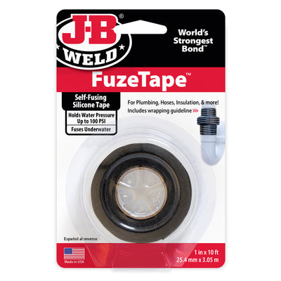 CINTA DE SILICONA AUTOFUSIBLE FUZETAPE, 10 pies