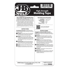 CINTA DE MOLDEADO DE ALTA RESISTENCIA J-B WELD - 0,5" x 15' (cada una)
