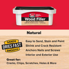8 OZ DE MASILLA PARA MADERA - NATURAL - UNIDAD