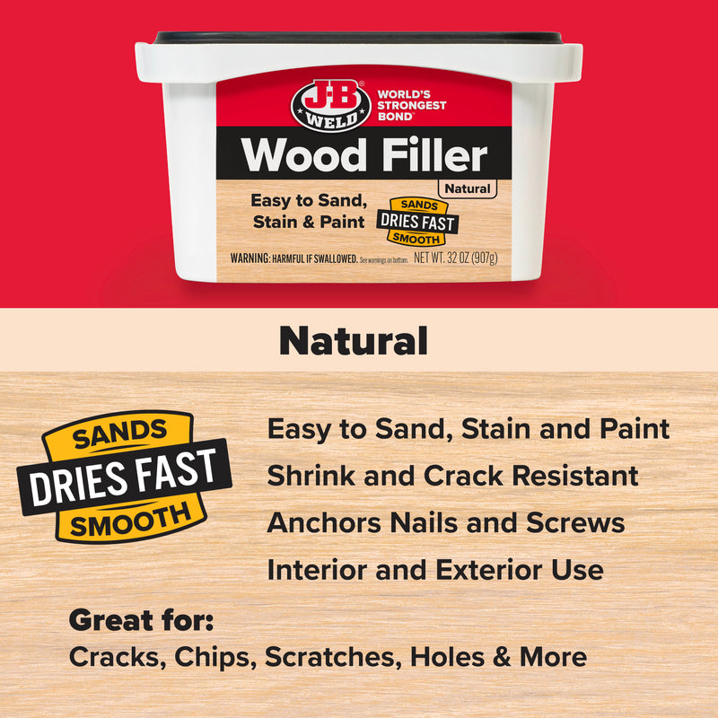 MASILLA PARA MADERA DE 32 OZ - NATURAL - UNIDAD