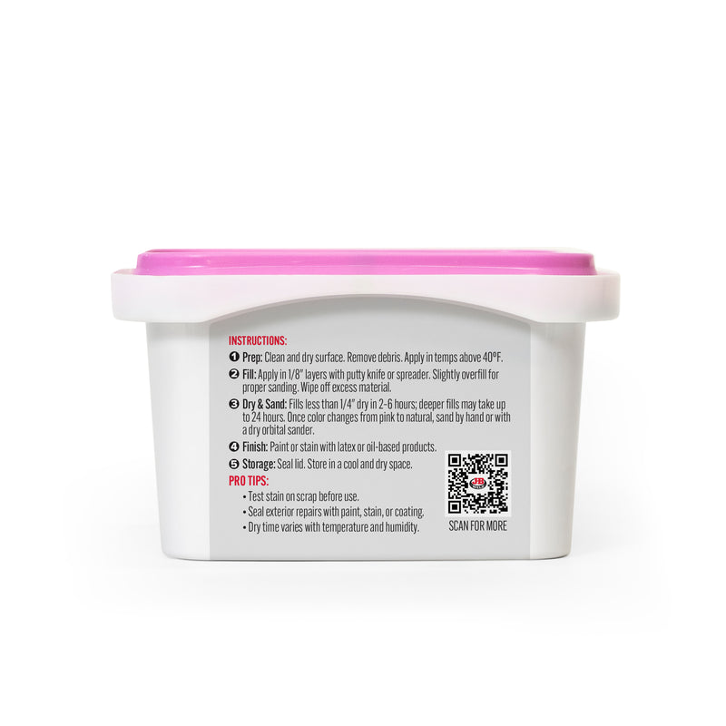 MASILLA PARA MADERA DE 16 OZ - DE ROSADO A NATURAL - UNIDAD
