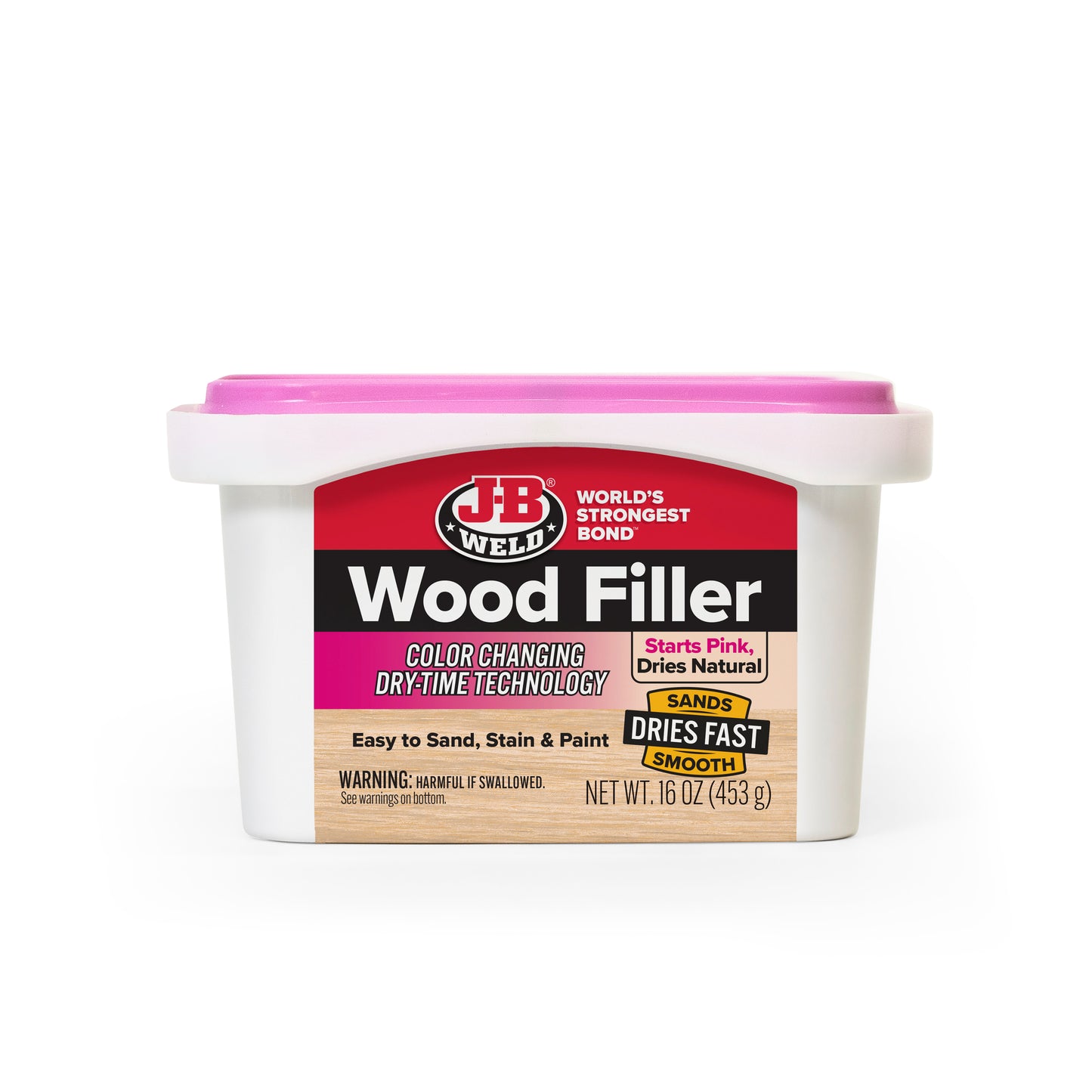16 OZ WOOD FILLER - PINK TO NATURAL - EACH