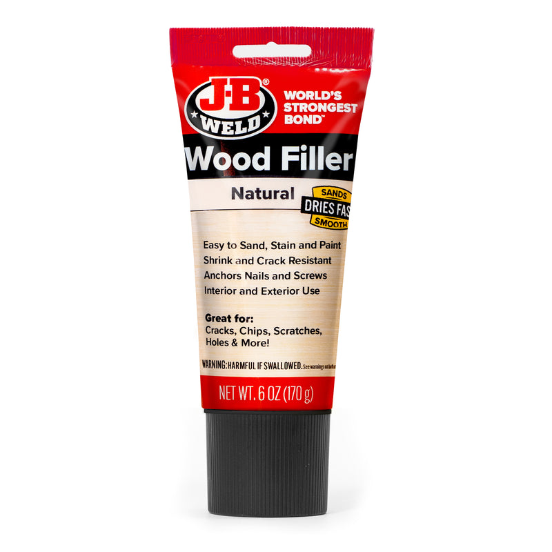 6 OZ SQUEEZE TUBE - WOOD FILLER - NATURAL - SRP - EACH