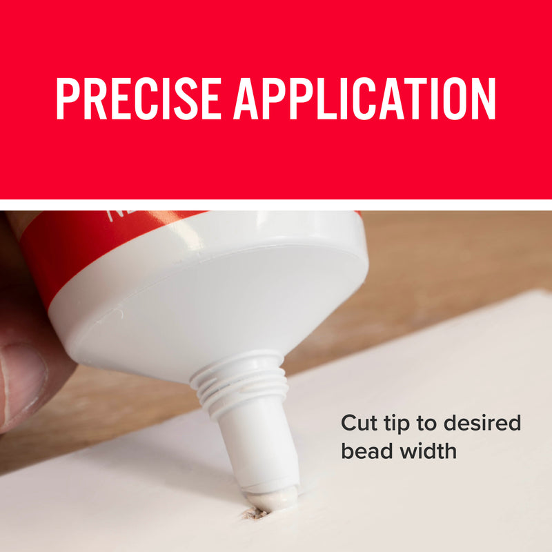 6 OZ SQUEEZE TUBE - WOOD FILLER - WHITE - SRP - EACH