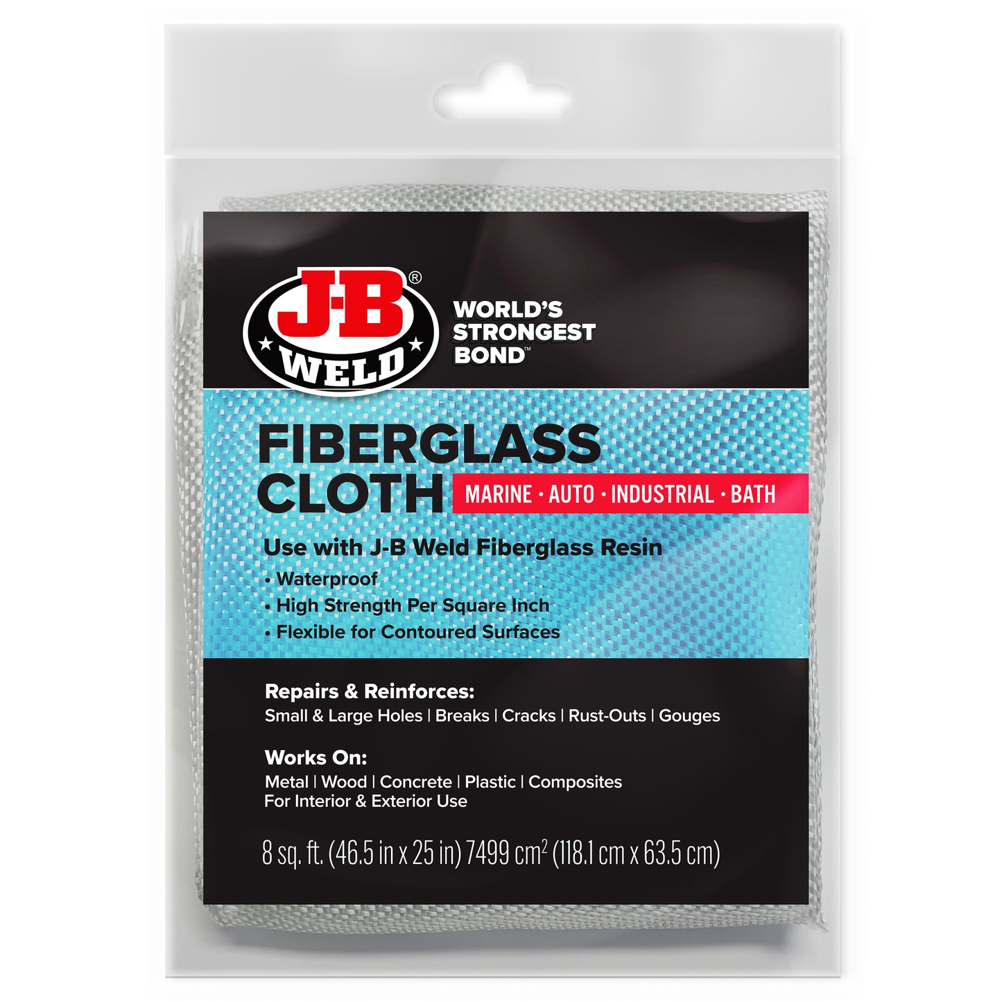 FIBERGLASS CLOTH 8 SQ. FT. (46.5 x 25)