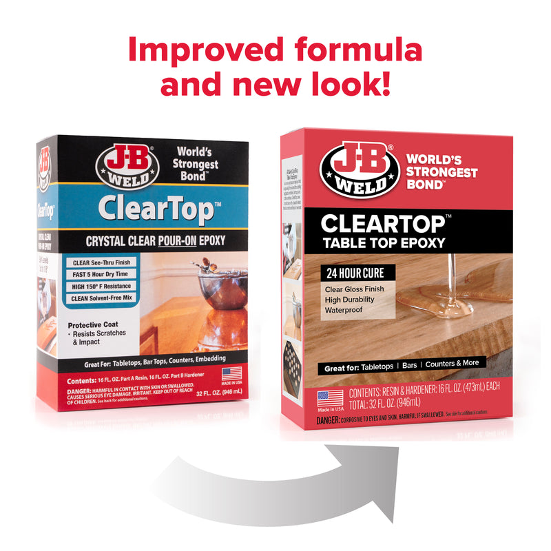 CLEARTOP EPOXI PARA APLICACIÓN POR VERTIDO, 32 FL. OZ.