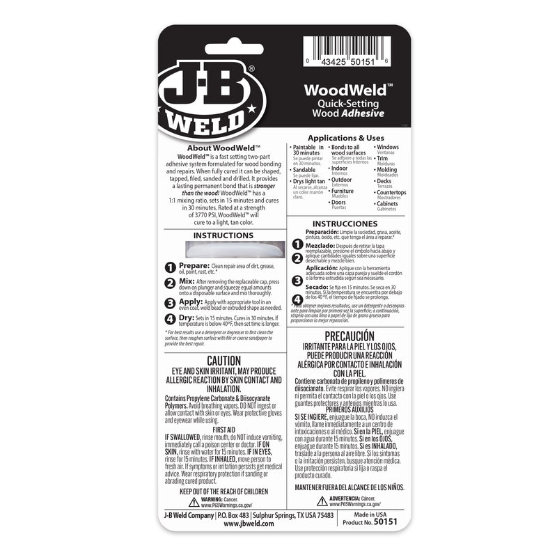 JERINGA WOODWELD - 25 ml