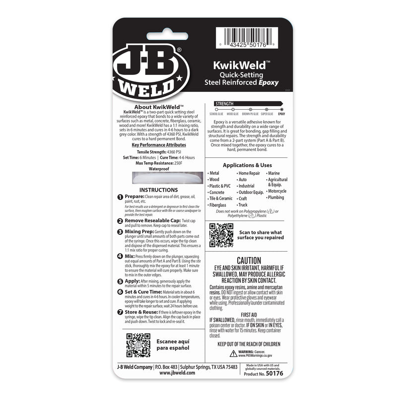 Jeringa KwikWeld - 25 ml