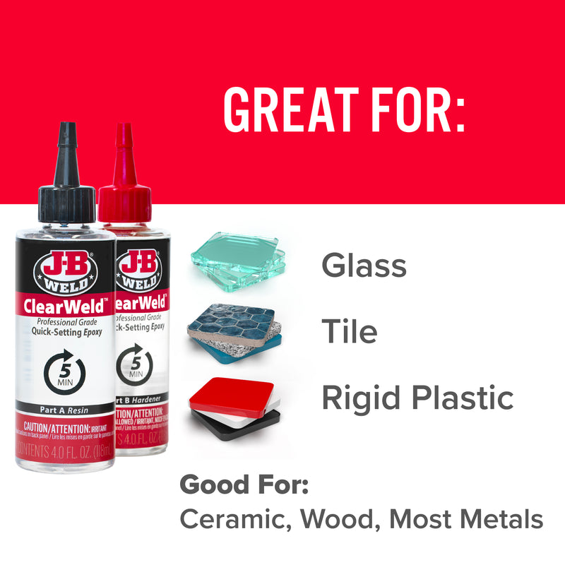 J-B Weld ClearWeld Pro, tamaño grande