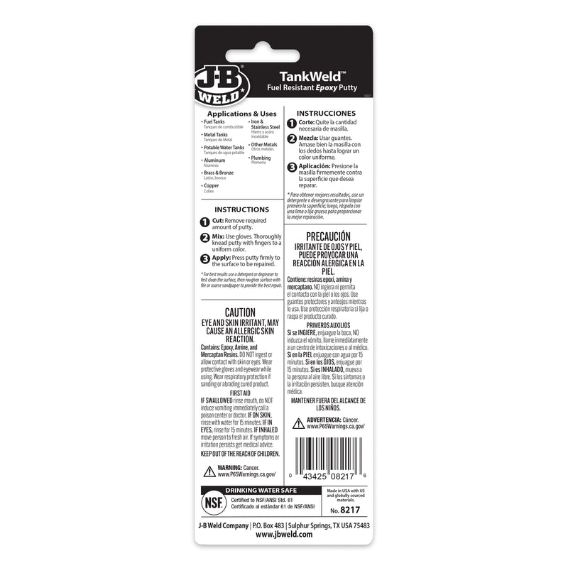 MASILLA EPOXI TANKWELD - 2 OZ