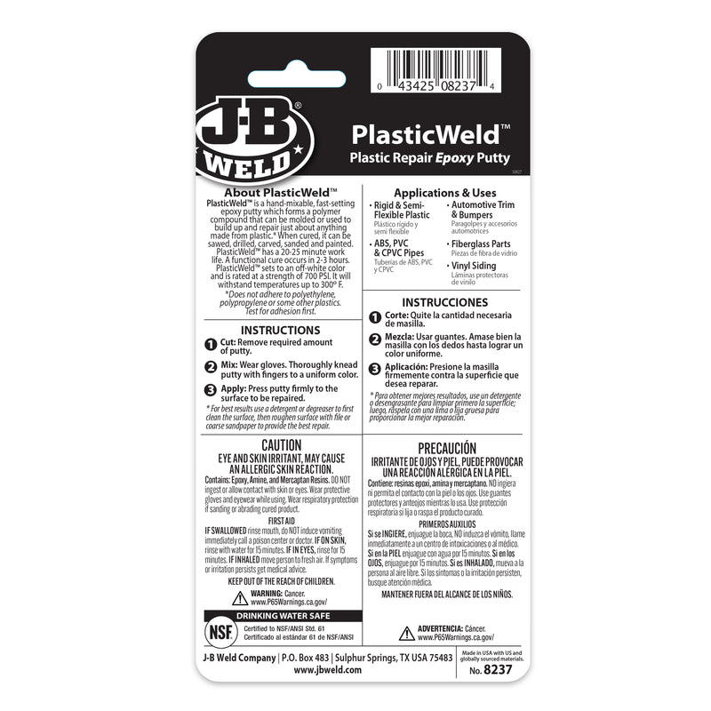 MASILLA EPOXI PLASTICWELD - 2 OZ