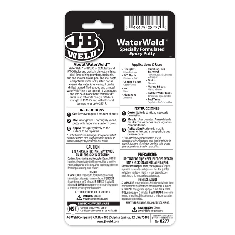 MASILLA EPOXI WATERWELD - 2 OZ