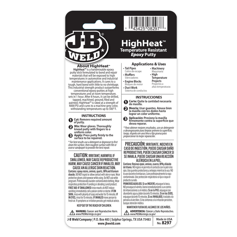 MASILLA EPOXI HIGHHEAT - 2 OZ