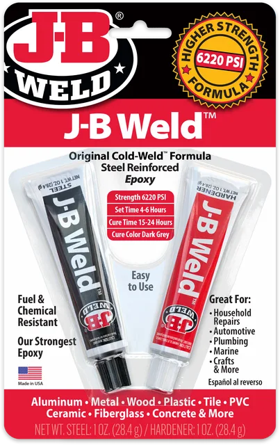 J-B Weld Original Twin Tubes epoxy
