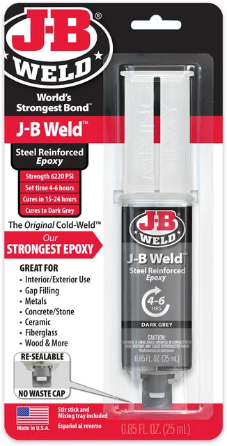 J-B Weld Original Syringe epoxy