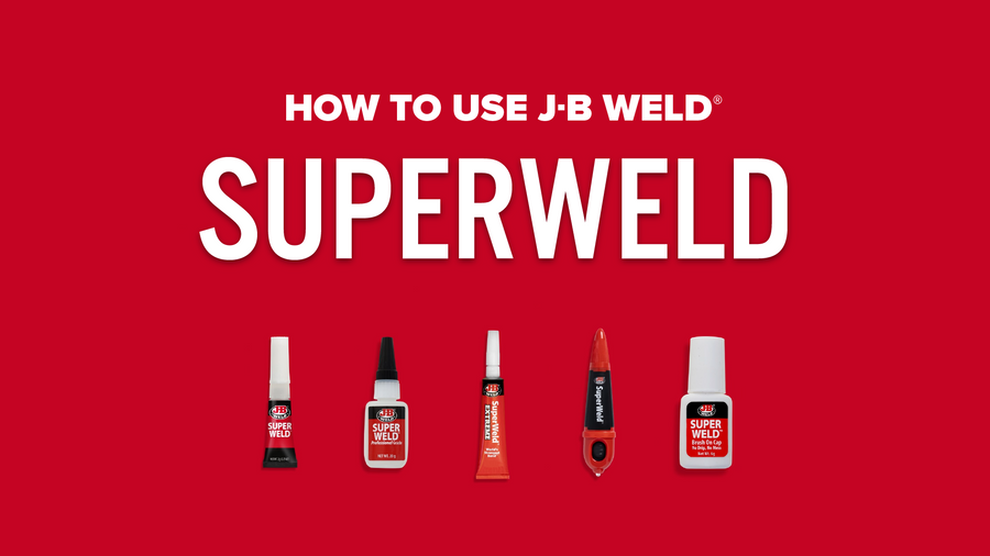 Cómo utilizar los superpegamentos SuperWeld de J-B Weld