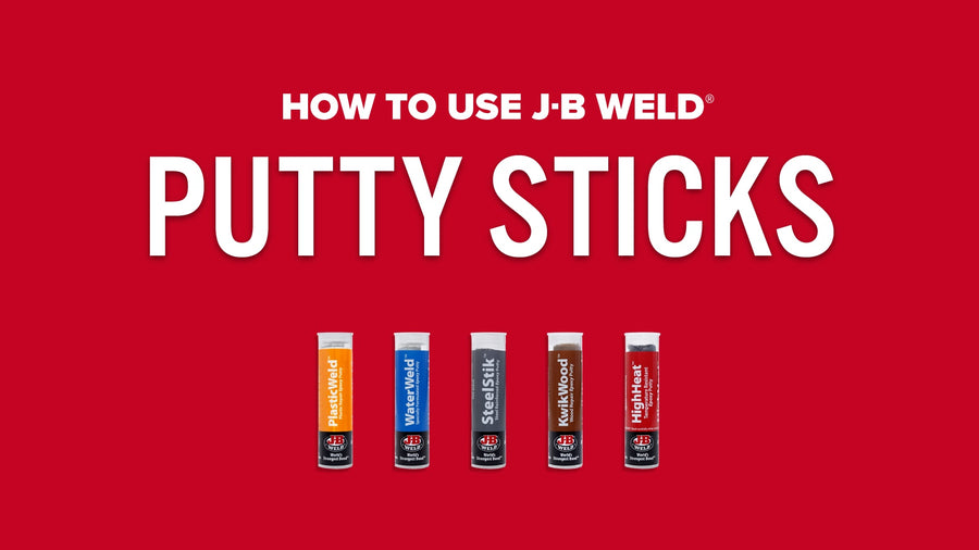 Cómo utilizar las barras de masilla J-B Putty