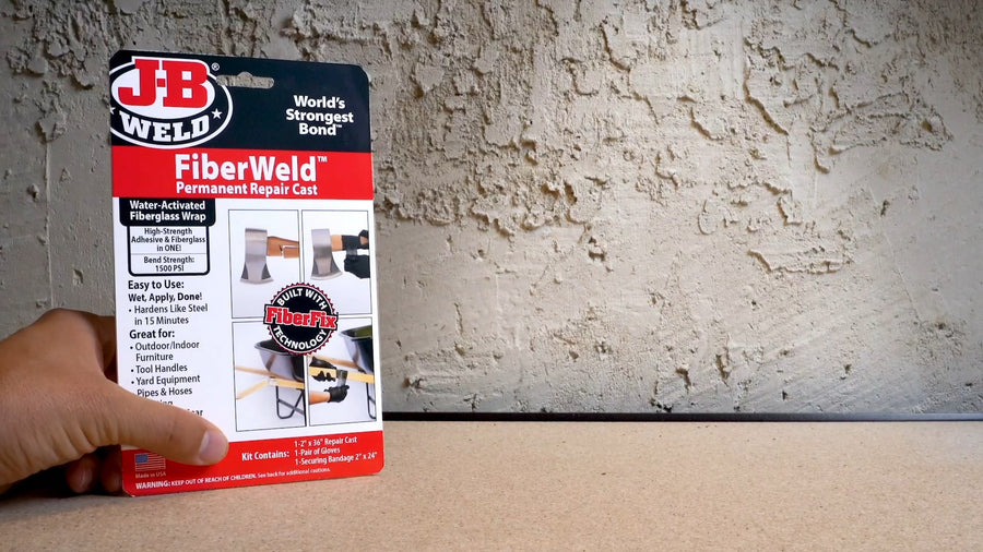 Tutorial: J-B Weld FiberWeld: masilla de reparación permanente - Silla